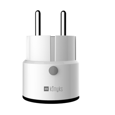 Priska Max Negro FR- Enchufe Mini Smart Konyks - Wi-Fi+VB 16A