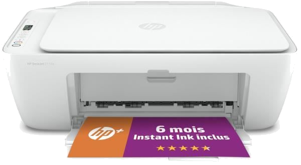 HP DeskJet 2710e Imprimante tout-en-un Jet d'encre couleur Copie Scan - 6 mois d'Instant ink inclus 