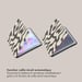 Selencia Coque tablette Vivid pour Apple iPad 6 (2018) 9.7 pouces / iPad 5 (2017) 9.7 pouces - Art Wave Black