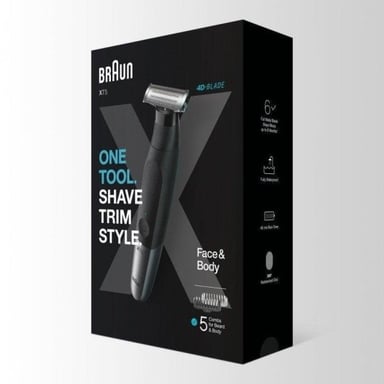 Braun XT5100 tagliacapelli Nero, Argento