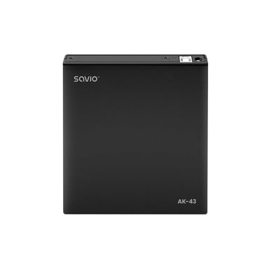 Savio AK-43 optical disc External Slim drive DVD±R/RW CD±R/RW Black unidad de disco óptico DVD±RW Negro