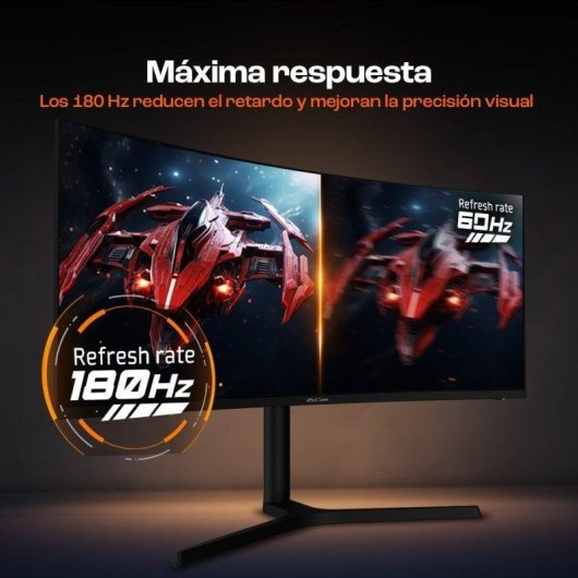 PcCom Elysium Pro 34 WQHD 180Hz Fast VA Incurvé Adaptive Sync Réglable en Hauteur Neuf - vue 3