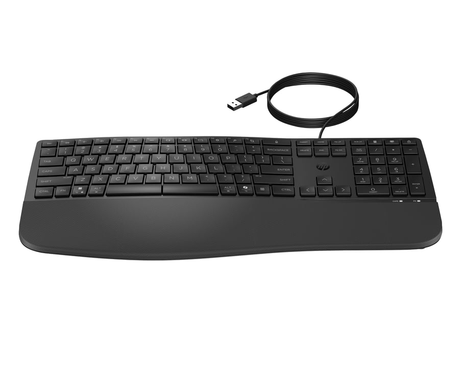 HP 480 Comfort Clavier Agencement à 3 zones appareils 23 touches programmables full size USB AZERTY Français Neuf