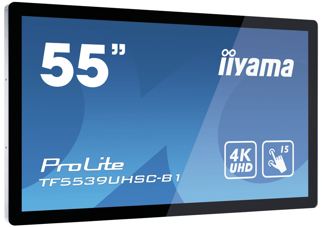 iiyama ProLite TF5539UHSC B1AG écran plat de PC 139 7 cm 55 3840 x 2160 pixels 4K Ultra HD LED Écran tactile utilisateur Neuf - vue 2