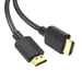 Swissten Cable HDMI 2.0 4K 60Hz TV, oro, 1m Negro