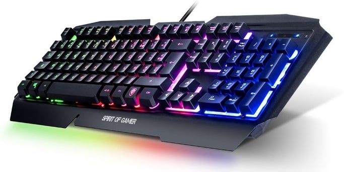 Tastiera per gamer Spirit of Gamer Pro-K5 RGB (nero)