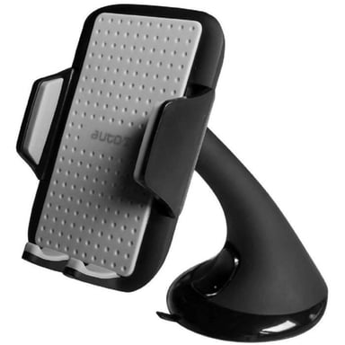 Soporte AUTO-T para smartphones con tacto suave 360° con ventosa