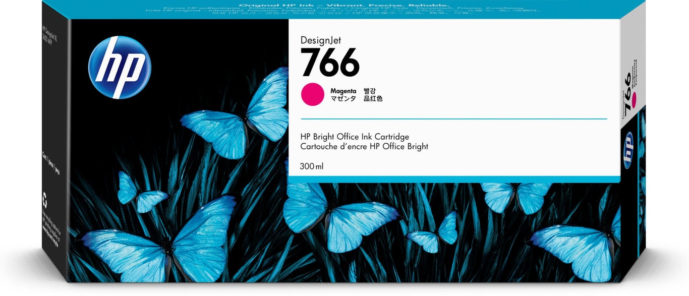 HP 766 300 ml original DesignJet cartouche d'encre pour DesignJet 3600 3600dr - vue 2
