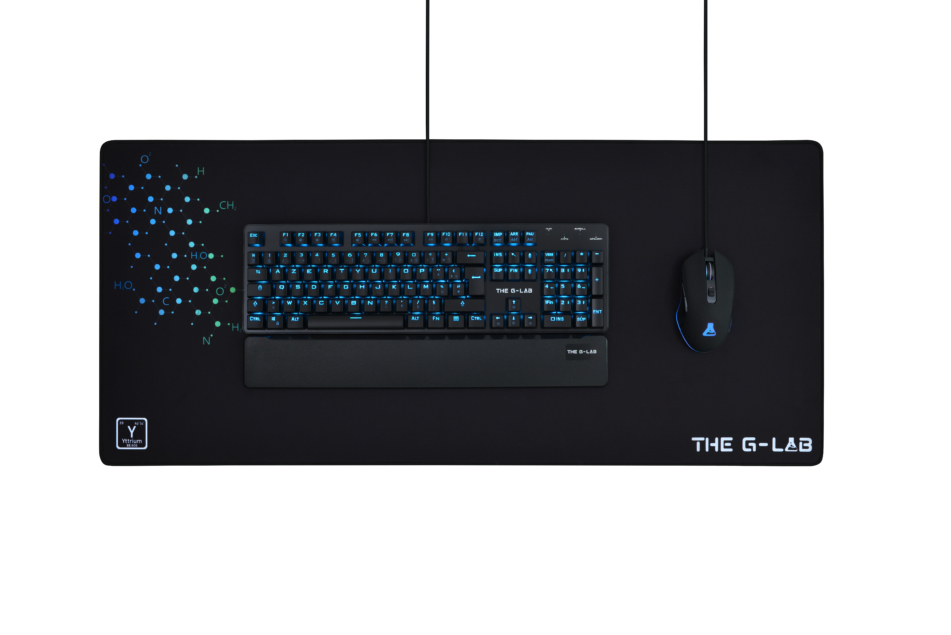 The G-Lab Pad Yttrium Tapis de souris de jeu Noir - Neuf