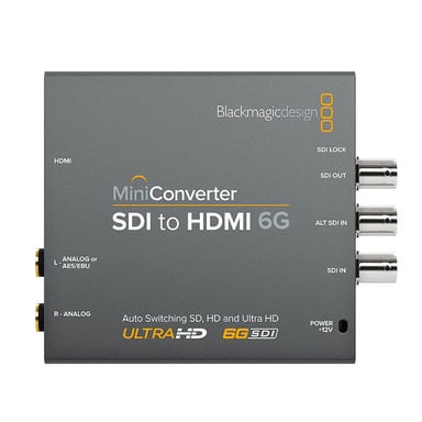 Blackmagic Design CONVMBSH4K6G convertisseur de signal vidéo 4096 x 2160 pixels