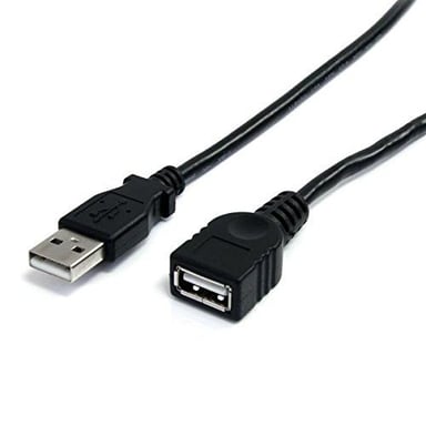 StarTech.com Cable de 91cm de Extensión USB 2.0 - Alargador USB A Macho a Hembra - Extensor