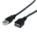 StarTech.com Cable de 91cm de Extensión USB 2.0 - Alargador USB A Macho a Hembra - Extensor