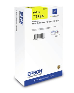 Epson T7554 cartouche d'encre 1 pièce(s) Original Rendement élevé (XL) - Neuf