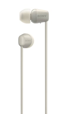 Sony WI-C100 Auriculares Inalámbrico Dentro de oído Llamadas/Música Bluetooth Beige