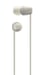 Sony WI-C100 Auriculares Inalámbrico Dentro de oído Llamadas/Música Bluetooth Beige