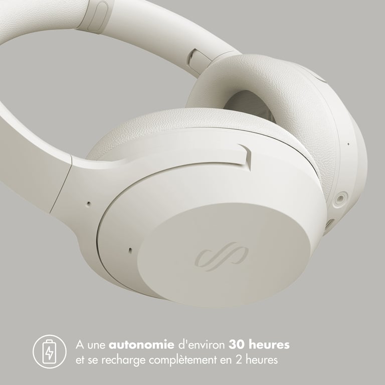 Selencia Casque sans fil Urban Play Réduction active du bruit ANC Avec étui de rangement Melody Mist Neuf - vue 3