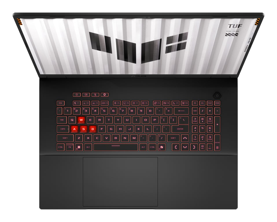 ASUS TUF Gaming A18 FA808UM S8012W AMD Ryzen™ 7 260 Ordinateur portable 45 7 cm 18 WUXGA DDR5 SDRAM SSD NVIDIA GeForce RTX 5060 Wi Fi 6E 802.11ax Windows 11 Home Allemand Neuf - vue 3