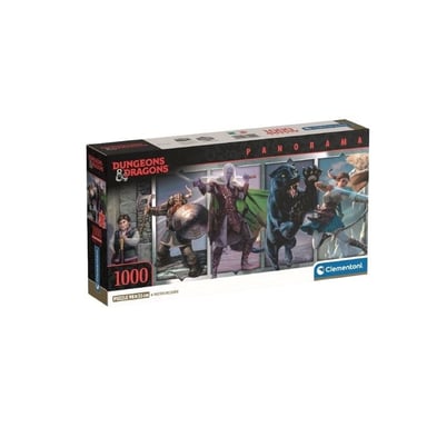 Puzzle compacto de 1000 piezas Clementoni Panorama Dragones y Mazmorras