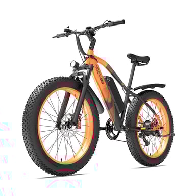 Mountain bike elettrica GOGOBEST GF600 PLUS da 26'', motore da 1000 W, batteria da 48 V e 20 Ah