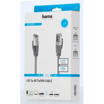 Hama 00200669 Cavo di rete grigio 3 m Cat5e F/UTP (FTP)