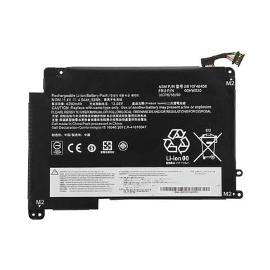 Batería Portátil para Lenovo Thinkpad P40 Yoga 460 53Whr 3C 00Hw020 Sb10F46458