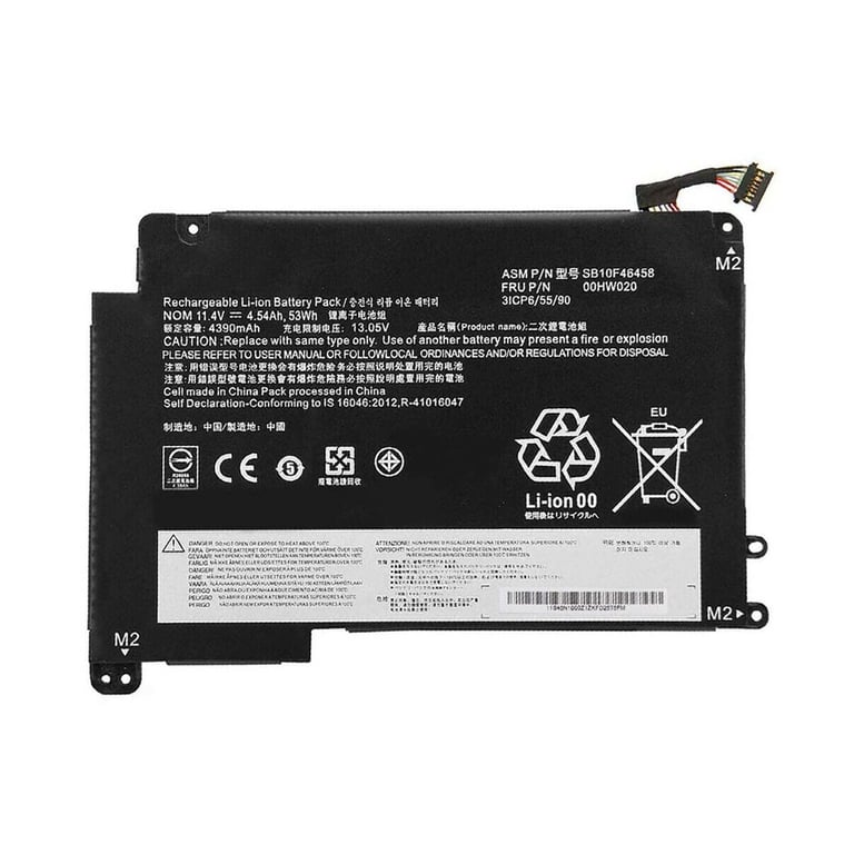 Batería Portátil para Lenovo Thinkpad P40 Yoga 460 53Whr 3C 00Hw020 Sb10F46458 - Nuevo