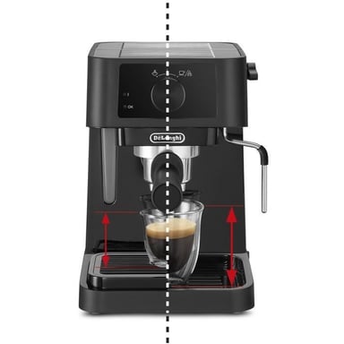 Machine a expresso -  Stilosa EC235.BK - Noir - Buse vapeur - Compatible ESE