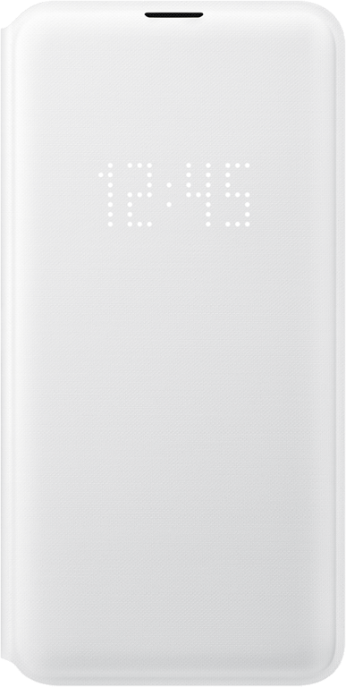 Etui folio LED View Cover Samsung EF-NG970PW blanc pour Galaxy S10e G970