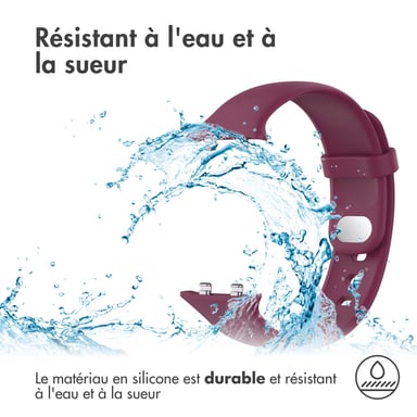 imoshion Bracelet sport en silicone pour Oppo Watch 46 mm - Bordeaux