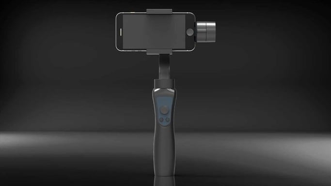 Estabilizador de 3 ejes para smartphone y Go Pro
