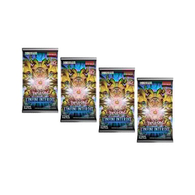 Yu-Gi-Oh! Set de 4 Sobres Cartas El Infinito Prohibido Multicolor