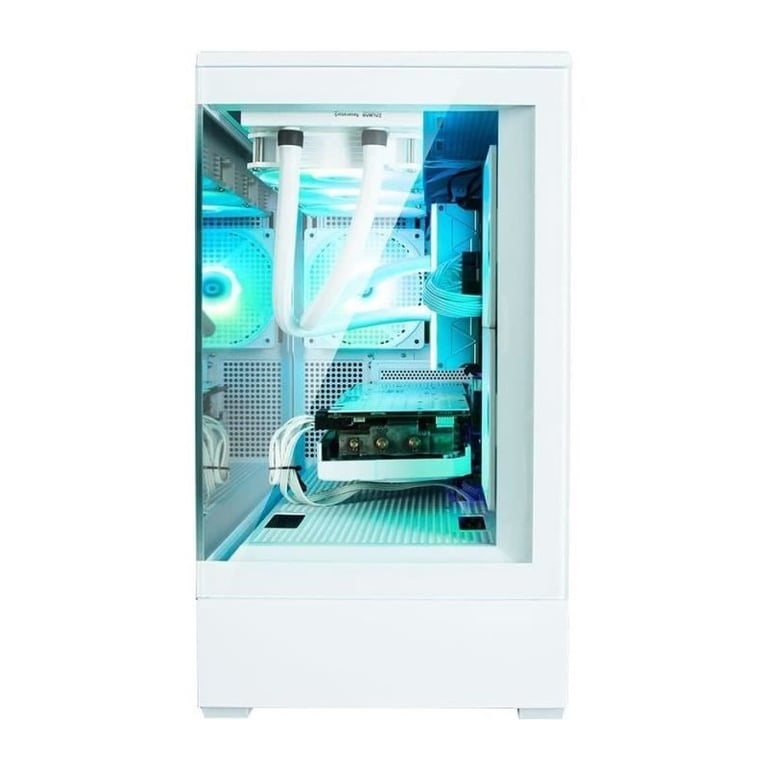 Boitier PC sans alimentation ZALMAN P30 Mini tour Micro ATX 3x120mm LED A RGB - vue 2