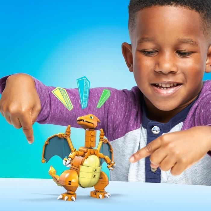 Mega Construx Pokémon Dracaufeu à construire GWY77 - vue 3