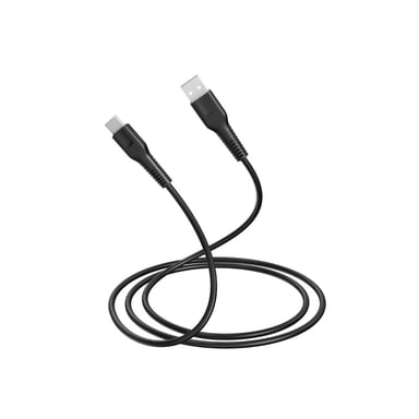 Cavo USB A/USB-C 2.0 maschio/maschio - 15W - Lunghezza 1,50M - Nero - in sacchetto