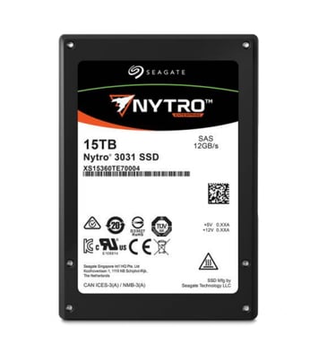 Seagate Enterprise XS15360TE70014 disque SSD 15,4 To 2.5'' SAS 3D eTLC