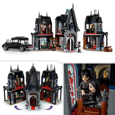 LEGO Wednesday 76786 Morticia Manor - Juego de construcción para niños de 10 años - Minifiguras