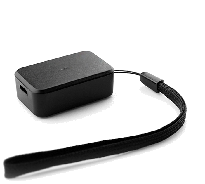 Mini Traceur GPS Voiture Tracker Wifi Lbs Enfant Personnes Âgées Dragonne Noir YONIS