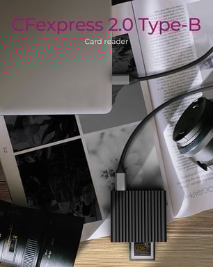 ICY BOX IB-CR404-C31 lector de tarjeta Negro