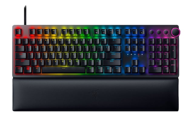 RAZER - Teclado para juegos HUNTSMAN V2 PURPLE SWITCH