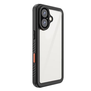 Coque 360° Avant Arrière pour iPhone 16 Plus IP68 Ultra Renforcé Transparent