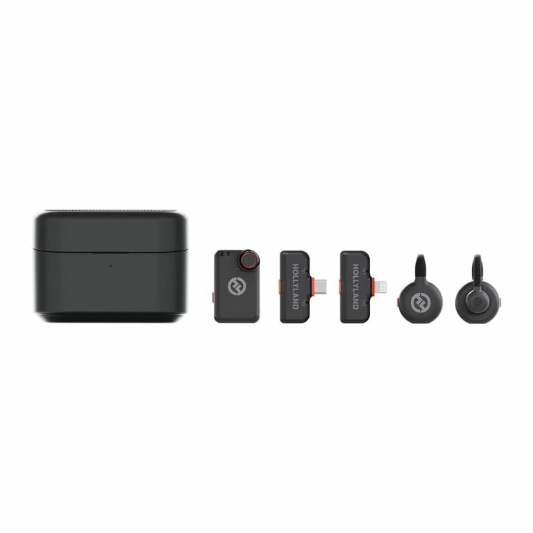 Microphone Lavalier Hollyland Lark M2S Ultimate Kit – 300m Portée, 30h Autonomie - vue 4