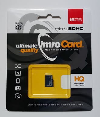 Memoria flash IMRO 10/16G UHS-I 16 GB MicroSDHC Classe 10