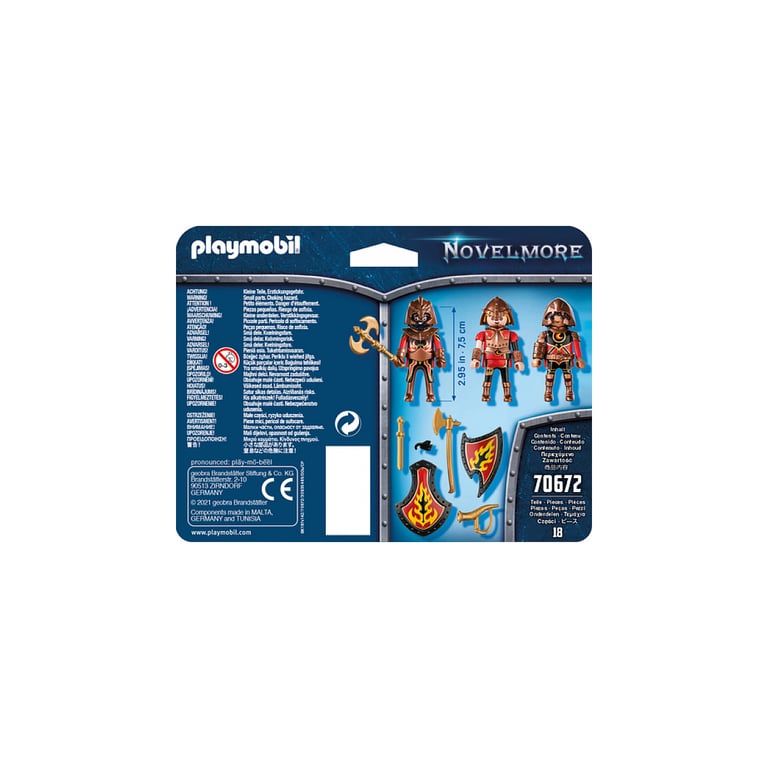 3 Combattants Burnham Raiders 70672 Playmobil La Boite - vue 4