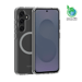 Custodia magnetica antiurto invisibile realizzata con il 75% di plastica riciclata per Samsung Galaxy S25+ 5G, trasparente