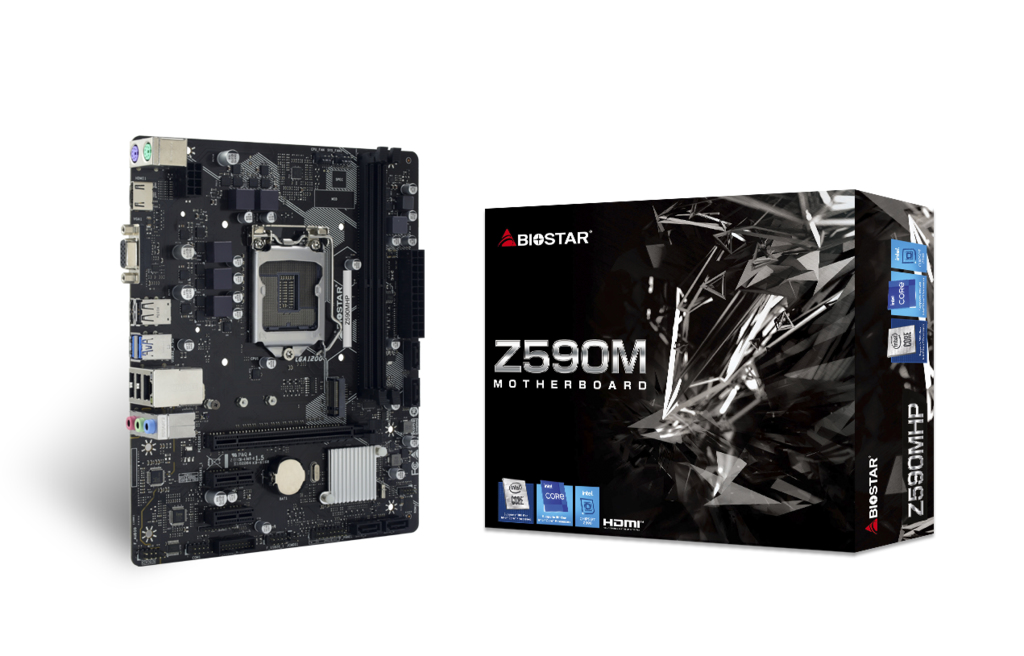 Biostar Z590 VALKYRIE Intel Z590 LGA 1200 Socket H5 micro ATX Neuf
