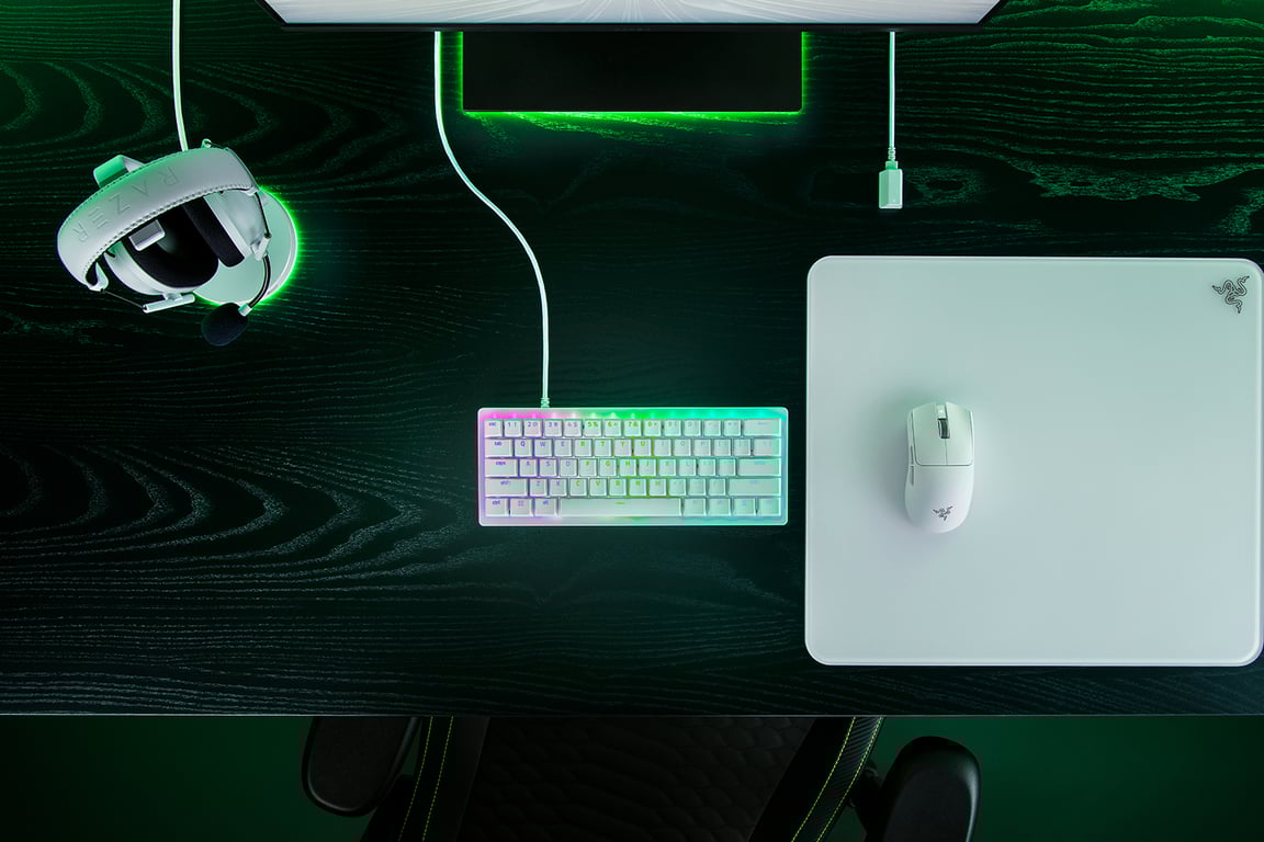 Razer RZ03-04990100-R3M1 clavier Gaming USB QWERTY Blanc - Neuf