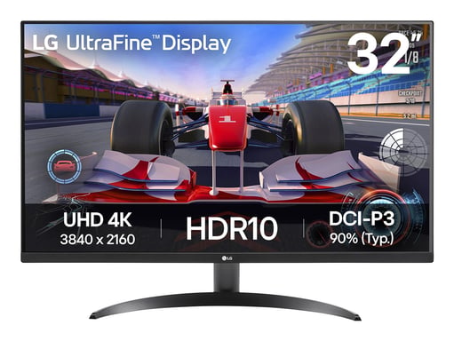 LG 32UR500K-B pantalla para PC 80 cm (31.5'') 3840 x 2160 Pixeles 4K Ultra HD LCD Negro