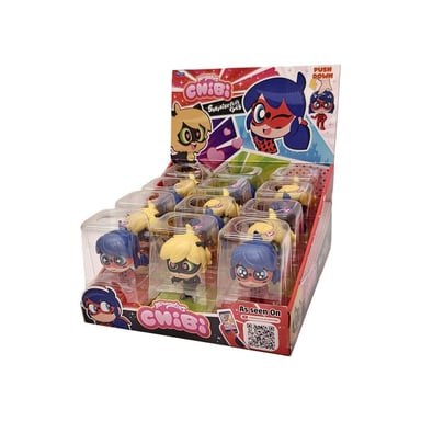 Bandai Figurine Chibi Miraculous Color Change 10 cm Surprise Modèle aléatoire - vue 1