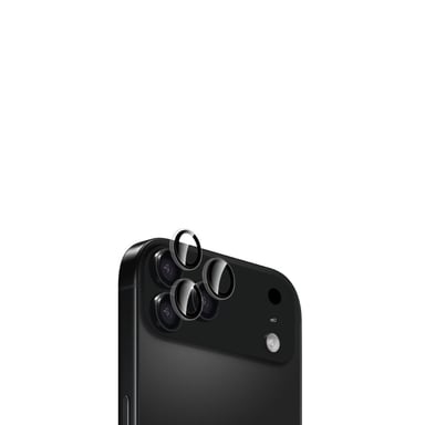 WE Lentilles de protection pour objectifs d'appareil photo iPhone 16 PRO / 16 PRO MAX / 17 PRO / 17 PRO MAX transparent/noir (3 lentilles incluses)