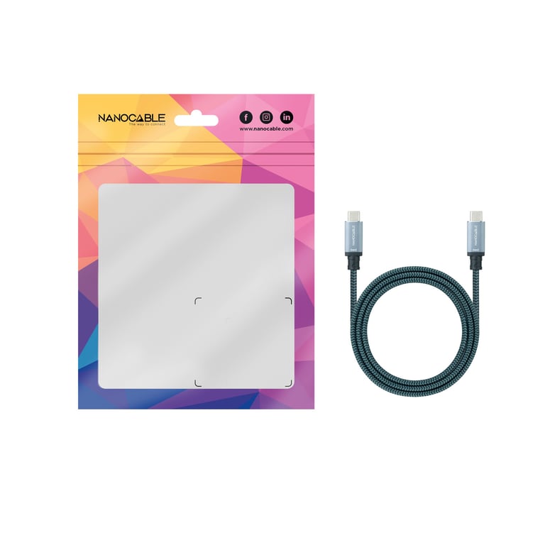 Nanocable 10.01.4101 COMB câble USB USB 3.2 Gen 2 3.1 Gen 2 1 USB C Neuf - vue 4